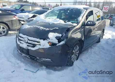 2014 Honda Odyssey Ex-L z USA, uszkodzony, nr VIN 5FNRL5H6XEB108994